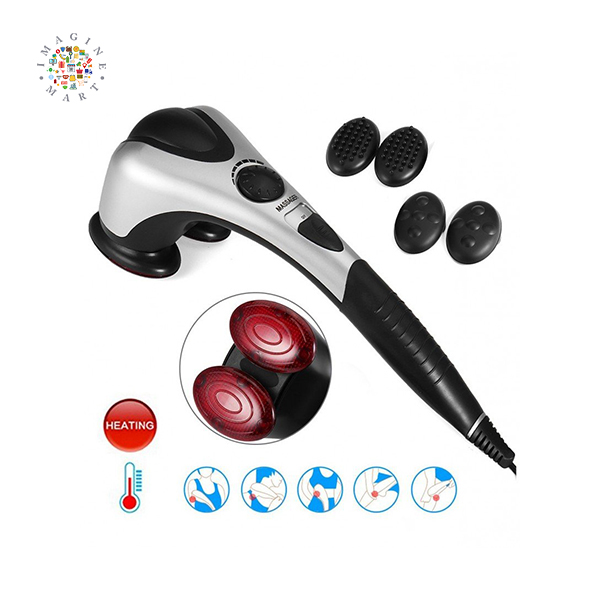 Double Head Therapy Massager With Infrared Light Heat Function