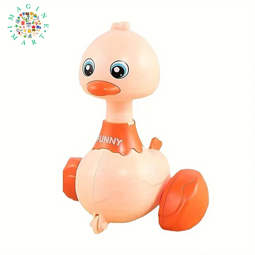 Press Moving and Swing Cute funny Duck Children Toy Baby Inertial Car Toy 1 to 3 years Old Baby Boy and Girl Gift