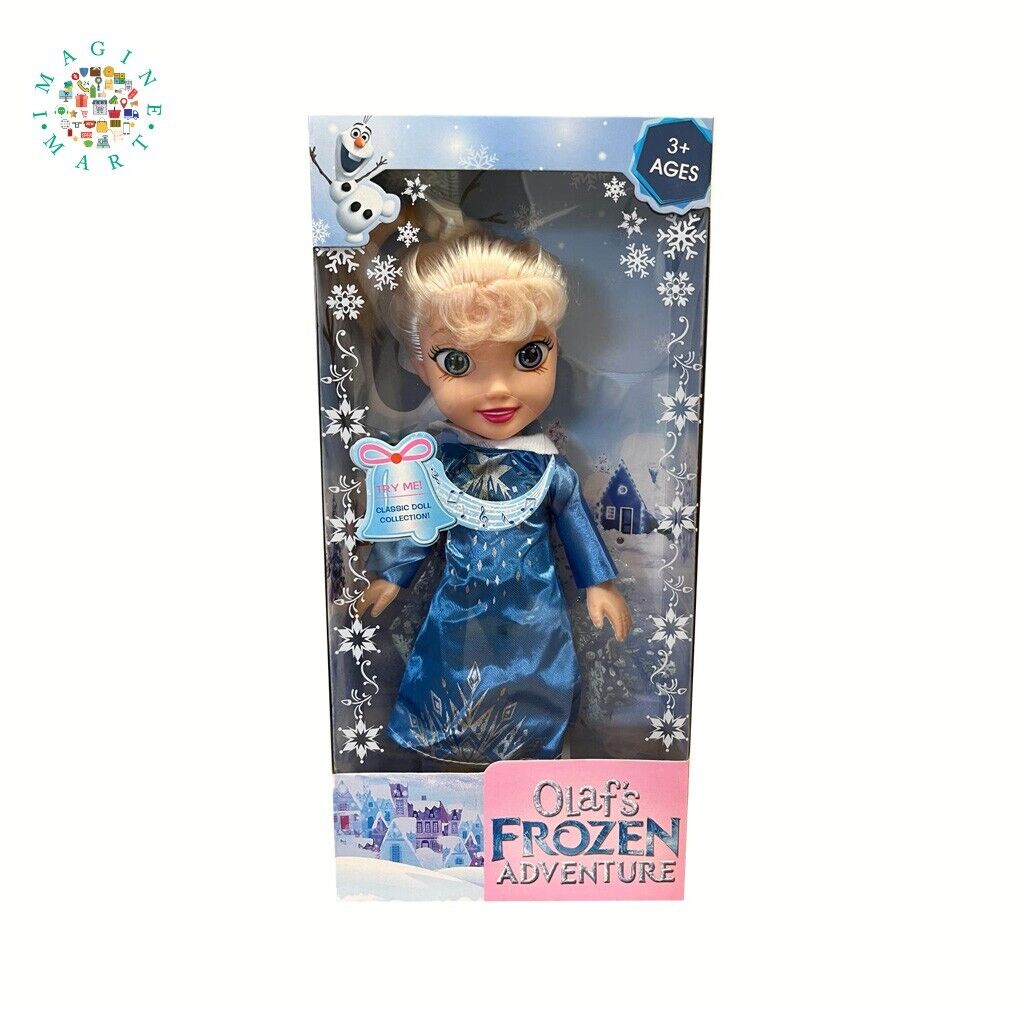 Embark on Adventures with the Olaf Frozen Elsa Barbie Adventure Doll Toy Gift for Girls.
