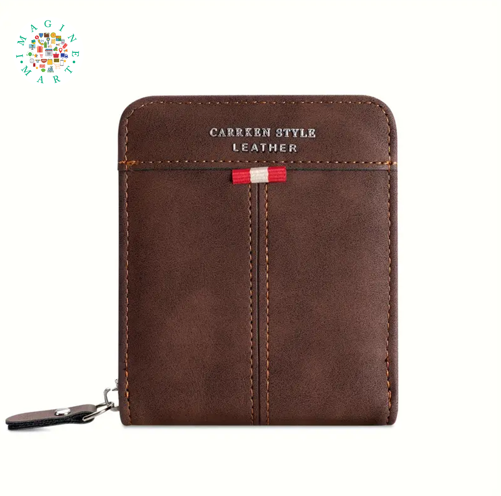 Carrken Style Faux Leather Zipped Wallet - Brand New.
