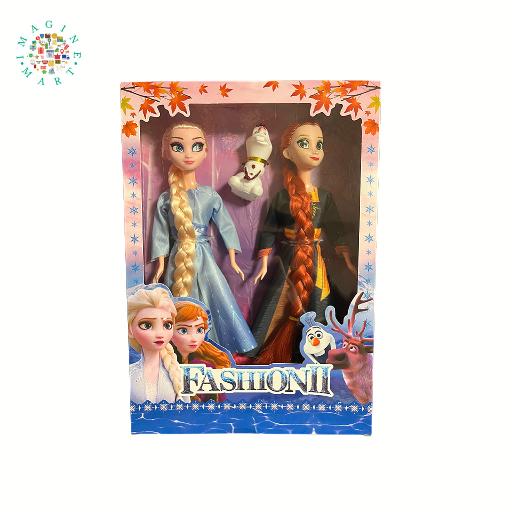 Spark Imagination with the Elsa and Anna Princess Barbie Fashion Doll Play Set.
