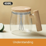 400ML Self Stirring Coffee Mug Electric Mixing Glass Coffee Cuphigh Speed Fast Automatic Coffee Cup for Gyms Dining Room Kitchen Gadgets 13 05aa300a2e4301875cf0bf493a6af003