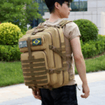 Tactical Assault Backpack - Military-Grade Oxford Fabric, Adjustable Padded Shoulder Straps & Sternum Strap, 15.6" Laptop Compartment, Water-Resistant Hiking Backpack for Travel, Camping & Daily Use 8 07a66e8dbfa760c46261de215c8ff882