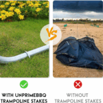 Trampoline Stakes U Shaped Anchors Heavy Duty Metal - Long Trampolines Ground Wind Stakes for Soccer Goals, Camping Tents, Garden Decoration (4Pcs) 2 0ae39d0311b3a89046d6c6a9a0662758