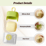 Washable Lint Remover, 4 Counts Reusable Clothes Hair Sticky Roller, Portable Pet Hair Remover, Dust Removal Brush for Household Cleaning 8 0b01edaa47541ab4d7633940e8213172