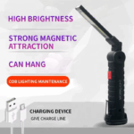 Folding LED Work Light Portable Spotlight with Magnetic Base Clip USB Charging Repair Torch Movable Work Light Flashlight 6 16fbde8c264adeffb7d13d5a8aefb3ed