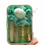 Mini Suitcase Lipgloss Bundle - Comes with 5 Random Lipglosses & a Scrunchie, Lip Care Kit with Lip Balm, Lip Gloss, and Lipstick - Cosmetic, Makeup Lip Oil - Gift, Glossy Everyday Pink 5 1c540a185423ac509297712026bc92d5