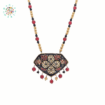 Multicoloured Pearl Bead Necklace: Elegant Moti Mala Pendant.