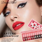Strawberry Dyed Velvet Lipstick Set, Long Lasting Liquid Lip Gloss, Moisturizing Lip Stain, Suitable for All Occasions Lip Makeup, Girls and Women Makeup Accessories, Christmas, Christmas Gift 6 211236276bf392b53d5ea33eeb515045