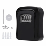 Wall Mounted Safe, 4 Combination Safe Outdoor Security Key Lock Box 1 24cae6a39cc277a420e1d0821308d667