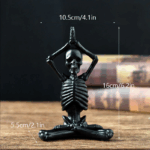 Halloween Horror Desktop Decoration Resin Ornaments Feature Modeling Yoga Skull Skeleton 11 29f559eb99ecf8143496dd227f180586