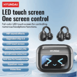 New M100 LED Screen Anti-Loss Headphone AI Noise Reduction with HIFI Sound Bluetooth V5.4 Earphone Open Ear-Hook Earbuds 2 2a9df306438b6d55beff528f8fdb6b42