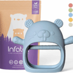 Teething Toys for Baby Gifts – Chipmunk Silicone Mitten Teether, Soothing Glove for Infants, Baby Toys 0-6 Months, Soft Chewable Teether Toy to Prevent Finger Sucking, CM Blue 1 30bc5583ad253c5a0ef0ee77bb3cf4d3