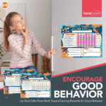 2Pk Reward Chart Magnetic Reusable Behaviour Chore for Kids Children + Wipe Pens 5 3c6429cec424094981da2d13c4fdbecc
