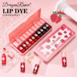Strawberry Dyed Velvet Lipstick Set, Long Lasting Liquid Lip Gloss, Moisturizing Lip Stain, Suitable for All Occasions Lip Makeup, Girls and Women Makeup Accessories, Christmas, Christmas Gift 7 47de9f23a33691a1d377867e5ccd63f2