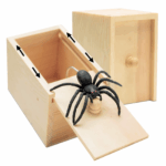 Trick Spider Funny Scare Box Wooden Hidden Box Quality Prank Wooden Scare Box Fun Game Prank Trick Friend Office Toys 2 4c3fdf58ca64f948242934d5d3688542