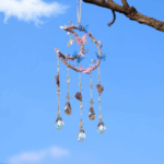 Hangable Room Decor Moon & Butterfly & Flower Design Dream Catcher, Artificial Crystal Hanging Decor, Home Deocr Sun Catcher for Garden Window Living Room Bedroom, Bedroom Decor, Home Decor 6 4fab75d0eb82a4bfbd5c2b286e489311
