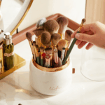 Makeup Brush Holder Dustproof 360 Rotation Makeup Brush Holder Desk Organizer 7 5a128e345ab68ba872ec81d536a7023a