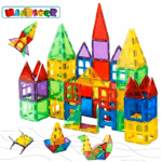 Magblock 66PCS Magnetic Building Blocks Sets Magnetic Tiles Construction Toys for 3-10 Years Old Kids Montessori Educational Toy 2 5ffb84daee255bb9fab939b1a3115f15