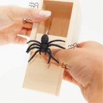 Trick Spider Funny Scare Box Wooden Hidden Box Quality Prank Wooden Scare Box Fun Game Prank Trick Friend Office Toys 6 6b6cdf6f1a4f94bfc608be9fc19759c1