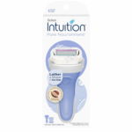 intuition-pure-nourishment-razor-for-women-with-2-moisturizing-razor-blade-refills-with-coconut-milk-and-almond-oil/