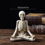 Halloween Horror Desktop Decoration Resin Ornaments Feature Modeling Yoga Skull Skeleton 15 9c28b2ff04c167dba8eb28a9ccb354e5