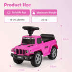 Kids Jeep Ride on Push Car Licensed Toddler Foot-To-Floor Sliding Toy Walker 2 a58fb7d60a6e2c8cf11a61cbe55885f2