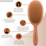 Wet Hair Brush Detangler – Curly Hair Brush Women, Hairbrushes for Women, Detangling Hair Brush Set, Detangle Hair Brush, Hairbrush, Detangling Brush, Detangler Hair Brush - Mojave 5 a890bc9d04ec88faa7dd5653a6d19bfc