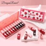 Strawberry Dyed Velvet Lipstick Set, Long Lasting Liquid Lip Gloss, Moisturizing Lip Stain, Suitable for All Occasions Lip Makeup, Girls and Women Makeup Accessories, Christmas, Christmas Gift 8 b1c4075ffd40a666e30ed99d77c19d4c