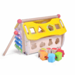 Wooden Musical House Shape Sorter Activity Box Toy Interactive Educational Play 2 b42cb621a643d40fd6c456fa41da1115
