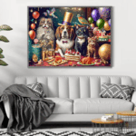 HUADADA 1000 Adult Puzzle Game "Pet Family", Holiday Gift Home Decoration, Family Games, Grandparent Brainstorming Jigsaw Puzzle 3 be8d8c88671375dbd1da1aa9f8017d11