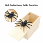 Trick Spider Funny Scare Box Wooden Hidden Box Quality Prank Wooden Scare Box Fun Game Prank Trick Friend Office Toys 3 c0ab835ef9caa149a3d4547854f75844