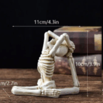 Halloween Horror Desktop Decoration Resin Ornaments Feature Modeling Yoga Skull Skeleton 6 c3f89c9a9d81dd3fb83a83909ae05066