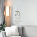 Hangable Room Decor Moon & Butterfly & Flower Design Dream Catcher, Artificial Crystal Hanging Decor, Home Deocr Sun Catcher for Garden Window Living Room Bedroom, Bedroom Decor, Home Decor 7 c8816bf82273d3a863bd977c3ce50f5a