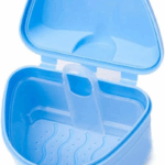 Denture Cleanning Set Denture Cleaning Case with Denture Brush, Blue 7 cd6d4e8ed49d76c0565cc9c26f7af1d1