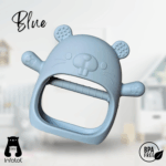 Teething Toys for Baby Gifts – Chipmunk Silicone Mitten Teether, Soothing Glove for Infants, Baby Toys 0-6 Months, Soft Chewable Teether Toy to Prevent Finger Sucking, CM Blue 5 cfc3a94ec97bd28c8e9920e577a5ffee