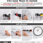 Broom Holder, 5 Holders + 4 Hooks Broom Holder Wall Mounted with Nails Installation, Stainless Steel Mop Holder, Mop and Broom Holder Self Adhesive, Heavy Duty Broom Gripper 5 d5399466622f60cbb8c47069032cb19a