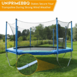 Trampoline Stakes U Shaped Anchors Heavy Duty Metal - Long Trampolines Ground Wind Stakes for Soccer Goals, Camping Tents, Garden Decoration (4Pcs) 4 de4c555da3e846d19156747a4cf6b668