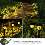 10 Pack Solar Powered LED Lawn Lights with Water Ripple Garden Lamp Lawn Patio Yard for Outdoor Landscape 4 dfcd121dc1e38c19fc138fbced42f0bf
