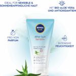 SUN after Sun Sensitive SOS Cream Gel (175 Ml), Cooling after Sun Gel with Skin Soothing Effect, Skin Gel with Organic Aloe Vera and Antioxidants, for Sensitive Skin 2 e035a12f7d2f825c357141faacb3033b