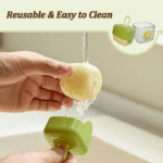 Washable Lint Remover, 4 Counts Reusable Clothes Hair Sticky Roller, Portable Pet Hair Remover, Dust Removal Brush for Household Cleaning 10 e226eef5f54fab1e9a274b7230ed3775