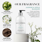 Jasmine and Apple Blossom Anti-Bacterial Hand Wash, 500 Ml (Pack of 3) - Vegan Friendly 3 ed19e94e267fa67c5bb2979ec330c57d