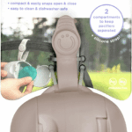 On-The-Go Dual Soother Pod, Keep'S Baby'S Binkies Clean and Accessible, Portable for Travel, Nappy Bag Accessory Must Have for Newborns, Taupe 8 f0769eff42eae627ed550b0bb6d92b7a