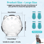 Cat Muzzle Anti-Bite Breathable Protective Space Hood Mask Cover Muzzle Helmet Cat Grooming Transparent Space Hood Pets Supplies 1 fe0a7653936b0a50f618458d7c6958c2 4
